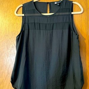 Black Sleeveless Blouse